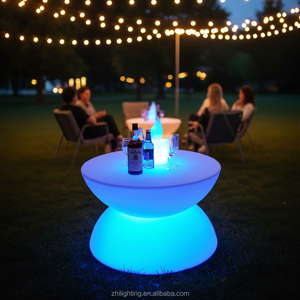 Barras LED de Diseño Redondo para Mesa de Centro, Iluminación Interior/Exterior para el Hogar, Muebles de <span class=keywords><strong>Bar</strong></span> con Barras LED - Product Image 3