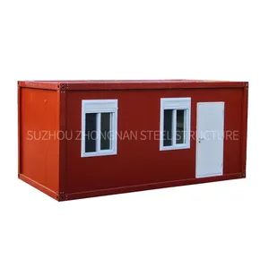 Allemand modulaire 40 m² 50 m² panneaux sandwich préfabriqués assemblage rapide meublé conteneur d'expédition maison de vacances