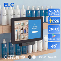 Tablette Android POE 10,1 pouces pour magasin de cosmétiques, promotion de produits et programme de fidélisation, scanner de code QR, affichage publicitaire