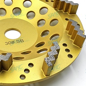<span class=keywords><strong>Disco</strong></span> Abrasivo de Diamante Premium SANG de 7 Pulgadas (180 mm) con Segmento de Cierre, Grano 30 #   <span class=keywords><strong>Disco</strong></span> de Pulir para Pulidora de Pisos de Concreto - <span class=keywords><strong>Disco</strong></span> de Pulido de Superficies - Product Image 5