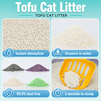 Litière pour chat OK PET Tofu 2,72 kg 4,54 kg 9,08 kg Biodégradable Jetable dans les toilettes 100% Naturelle Forte Agglomération Anti-adhésive Écologique Faible Teneur en poussière