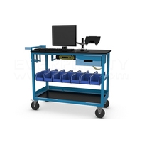 Mobilier scolaire, équipement de laboratoire de chimie, biologie, physique, console de laboratoire en acier, table d'ordinateur, atelier, design moderne