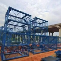 Cage d'échelle de sécurité modulaire en acier WACO pour la construction de ponts, vente directe d'usine