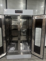 Armoire de fermentation électrique professionnelle de luxe à double porte, 32 bacs, en acier inoxydable de haute qualité, pour restaurant