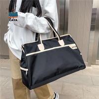 Sac de voyage d'affaires de haute qualité avec fermeture éclair, en nylon, grande capacité, plusieurs compartiments de rangement