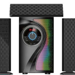 Sistema de Altavoces Inalámbricos Bluetooth con Luces RGB, Equipo de Audio Estéreo para TV de Escritorio, Salida de Sonido de Alta Potencia - Product Image 1
