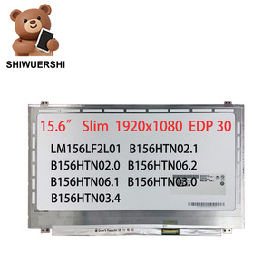 Shiwuershi Original Nouveau A+ Écran LCD d'ordinateur portable fin 15,6 pouces 1920x1080 LM156LF2L01 B156HTN02.1 2.0 6.2 HW0A 6.1 3.0 3.4 - Product Image 1