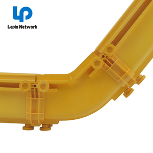 Ningbo Lepin chine usine 12mm 240mm 360mm plastique câble goulotte prix Lisr personnalisé 60mm Vertical câble gestionnaire Fiber coureur - Product Image 4