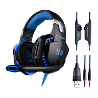 Auriculares G2000 de alta calidad para videojuegos, auriculares estéreo RGB de 3,5mm, para ps4, Xbox one, razer