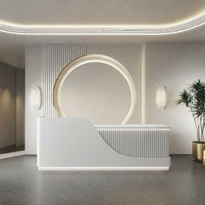 Công ty cửa hàng quần áo Thẩm mỹ viện hiện đại bàn tiếp tân bằng gỗ đơn giản - Product Image 5