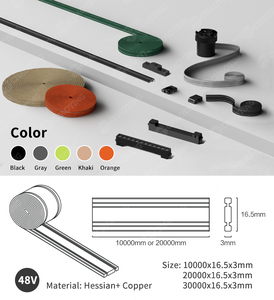 Giá bán buôn hiện đại <span class=keywords><strong>COB</strong></span> đèn sân khấu 48V tự do di chuyển bện bẫy tracklights LED siêu mỏng mỏng nam châm từ tính theo dõi đèn - Product Image 5