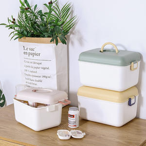 Storage box plastic large simple living room bedroom storage box toy sundries storage medicine box
