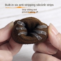 Tapis de protection de sol en bois massif tricoté double couche épais et résistant à l'usure Couvre-pieds de chaise de table Coussinets de meubles antidérapants