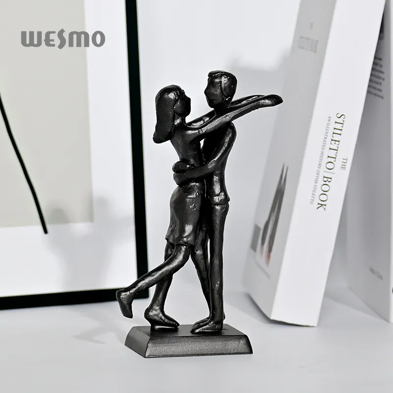 Valentine người yêu ôm phong cách cổ điển tác phẩm điêu khắc bức tượng sưu tập bức tượng món quà cưới nhà văn phòng kệ sách Máy tính để bàn trang trí nội thất