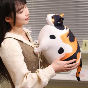 Nouvelle Peluche Mignonne Chat de Dessin Animé, Poupée <span class=keywords><strong>Dodo</strong></span> Mignonne, Compagnon Apaisant pour Enfants, Cadeau de Fête - Product Image 2