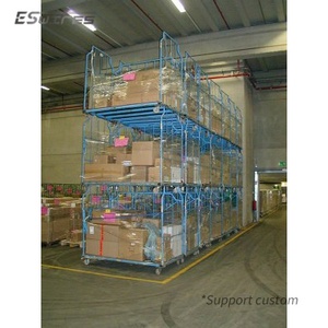 अमेरिका चीन लॉजिस्टिक परिवहन अनुकूलन योग्य आकार फोल्डेबल पाउडर लेपित फर्नीचर परिवहन ट्रॉली - Product Image 4