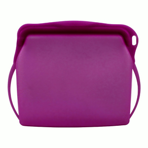 Customized Design 100% Platinum Food Grade Reusable Square Lightweight Sealable Silicone Storage Freezer <b>Bags</b> with Zipper - Product Image 1