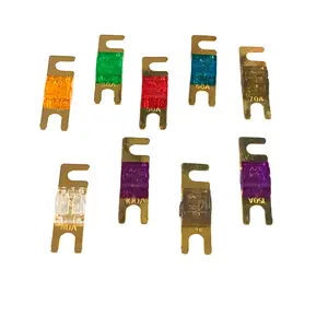 Sell at a low price 20A-200A Automotive Nickel Plated Sliver Gold Midi Fuse for Car Auto ANS FUSE