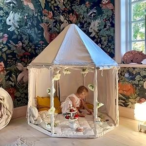Carpa de Lona Octogonal de Estilo Nórdico, Carpa Infantil Personalizada para Acampar en Interiores, Juguetes para Niños, Casa de Juegos para Bebés, Casa Pequeña de Lujo para Niños - Product Image 2