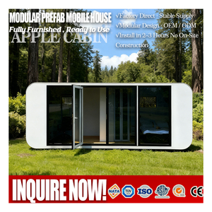 Cabane Apple Moderne de Luxe de Haute Qualité, Petite Chambre Capsule Mobile, Cabane Apple avec Livraison Rapide - Product Image 1