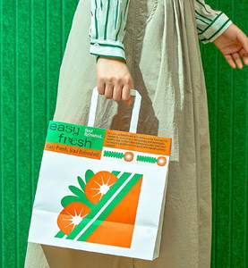 Factory Price Take Away White Luxury Customized Paper <b>Bags</b> - Product Image 5