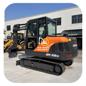 รถขุดขนาดเล็กใหม่เอี่ยมปี 2026 รุ่น Develon DX60 เครื่องยนต์ HYUNDAI ความจุบุ้งกี๋ 0.25 ลูกบาศก์เมตร ผลิตในเกาหลี ขายดีสำหรับงานเหมือง - Product Image 1