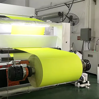 Papier autocollant fluorescent néon en rouleau jumbo pour l'étiquetage par code couleur en entrepôt