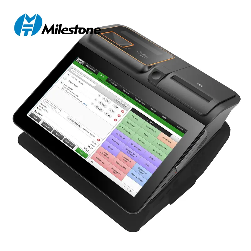 אנדרואיד קופה tablet MHT-D1 11.6 אינץ מגע מסך מכונת קופה עם NFC MSR WIFI מדפסת סורק 4G קופה