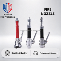 Nozel Pemadam Kebakaran Aluminium Alloy, Kontrol Manual, Perlengkapan Pemadam Kebakaran untuk Hidran Kebakaran, Pasokan Pabrik
