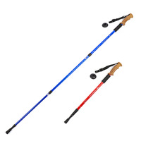 Bâtons de marche, bâtons de montagne, bâtons de trekking pliables ultralégers en aluminium pour la marche, la course sur sentier