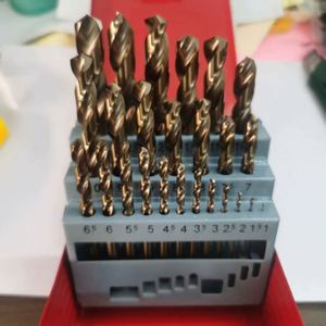 Ensemble de forets REALMAX 1-6,5 mm, gros micro-forets ronds droits, 13 19 25 pièces, cobalt entièrement rectifié, foret hélicoïdal à 135 degrés, ensemble de forets en acier rapide au cobalt - Product Image 2