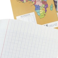 Cahier d'exercice, carnet de notes à la mode africaine, 48 pages, ligne française, vente en gros