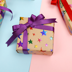 Venta al por mayor 80g cumpleaños Día de San Valentín papel Kraft 43*300cm regalo de lujo embalaje personalizado rollo de papel de regalo - Product Image 4