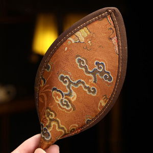 Cuillère à thé en bambou laqué verte, faite à la main, ronde, mini, antique, pour accessoires de cérémonie du thé - Product Image 4