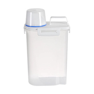 <b>Rice</b> Bucket Airtight Grain Storage <b>Container</b> 2.5L Rectangle Food Grade Dry Goods Keeper Kitchen Organizer - Product Image 5