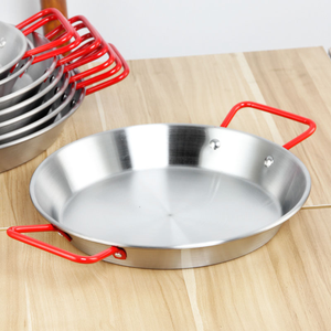 Hengguang Stainless Steel <strong>Paella</strong> <strong>Pan</strong> Seafood <strong>Pan</strong> Spanish <strong>Paella</strong> <strong>Pan</strong> for Restaurant Kitchen - Product Image 2