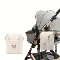 Sac de rangement matelassé en gros pour poussette, isolé et rembourré avec bandoulière, idéal pour les voyages de bébé