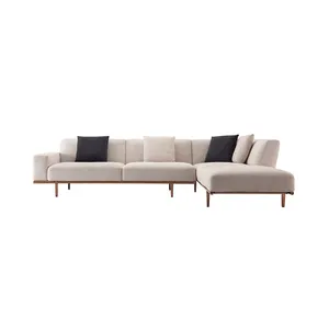 Factory direct sales home furniture Imported down pillow Comfortable and Elegant sofa set