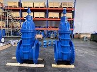 Vanne à vanne en fonte ductile PN10/16 DN300 DN400 DN500 DN600 vanne à vanne en cale avec contrôle de type T