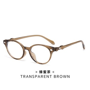 SPOEN <b>Eyeglasses</b> <b>Frames</b> Round Full Rim Lightweight Anti Blue Light Unisex Fashionable Spectacles For Daily Wear - Product Image 3