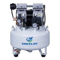 Compresseur d'air silencieux Portable, pour usage médical, avec réservoir d'air de 24l, 0.75 Hp, livraison gratuite