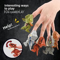 Set de Juguetes de Plástico con Figuras de Dinosaurios T-Rex Mini y Huevos Sorpresa para Niños, Importados