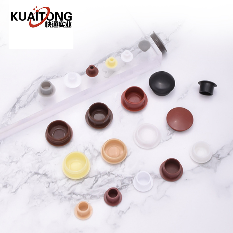 BOPOREAE 1 In/25 Mm White Plastic Plug For Round Hole, Door Screw Hole Cover Snap In - Foto 9