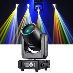 Projecteur LED mobile à faisceau 230° <span class=keywords><strong>mini</strong></span> sur pied, haute luminosité, éclairage de scène professionnel DMX 512, lampe de disco <span class=keywords><strong>DJ</strong></span> - Product Image 1