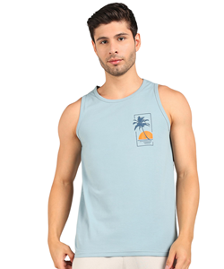 Chaleco Deportivo Casual Retro Americano Estampado, Delgado, Sin Mangas, Transpirable, 100% Algodón, de Secado Rápido, para Hombre y Mujer - Product Image 1