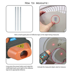 Kỹ thuật số laser & Non-Contact tachometer cầm tay đo tốc độ kỹ thuật số tachometer <span class=keywords><strong>DT</strong></span> <span class=keywords><strong>2234c</strong></span> - Product Image 4