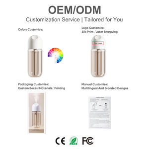 USB <strong>Mini</strong> 400ml Auto-Shut-Off Aromatherapy <strong>Humidifier</strong> Silent Portable for Cars Hotels Offices Households Made of Plastic - Product Image 2