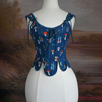 Corset vintage en terylène jacquard pour femme 2025, respirant, ourlet à pétales fendu, soutien-gorge à nouer, tank amincissant, fermeture ferme, écologique, 3D