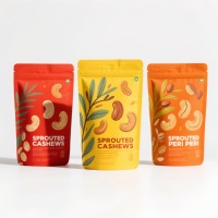 Sachets Doypack Biodégradables pour Emballage Alimentaire, Qualité Alimentaire, Refermables avec Fermeture Ziplock et Fenêtre, pour Snacks de Sport, Usage Quotidien, Écologiques, Réutilisables, pour Lait