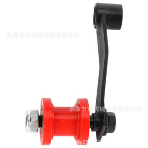 Tendeur de chaîne Fvrit Atv avec support noir, rouleau rouge, pièce de réparation en acier pour moto tout-terrain et buggy de plage - Product Image 5